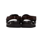 Tiger of Sweden Brown Croc Jordan Sandals