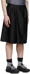 Fumito Ganryu Black Polyester Shorts