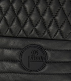 Fusalp - Athena quilted leather gloves