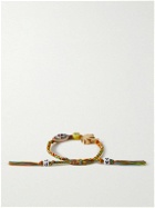 Palm Angels - Rainbow Gold-Tone and Shell Beaded Bracelet
