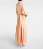 Zimmermann Natura lamé maxi dress