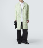 Simone Rocha Floral cotton-blend jacquard coat