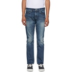 Neighborhood Indigo Washed Deep Narrow Jeans