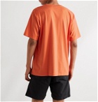 WTAPS - Logo-Appliquéd Cotton-Blend Jersey T-Shirt - Orange