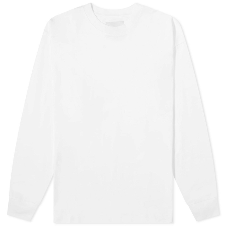 Photo: Studio Nicholson Men's Long Sleeve Javelin T-Shirt in Optic White