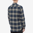 Oliver Spencer Men's Brook Check Shirt in Navy/Green