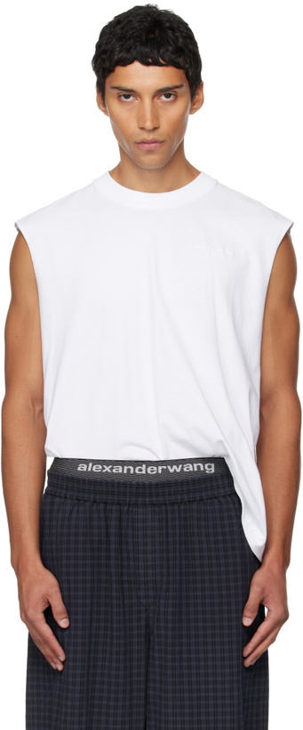 Photo: Alexander Wang White Muscle Tank Top