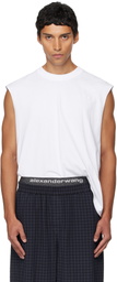 Alexander Wang White Muscle Tank Top