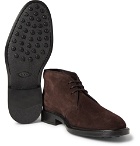 Tod's - Suede Desert Boots - Dark brown