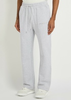 God Made Signature Logo Straight-leg Cotton Sweatpants Grey