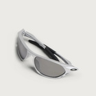 Oakley Cage Jacket Sunglasses in X-Silver/Prizm Black Polarized