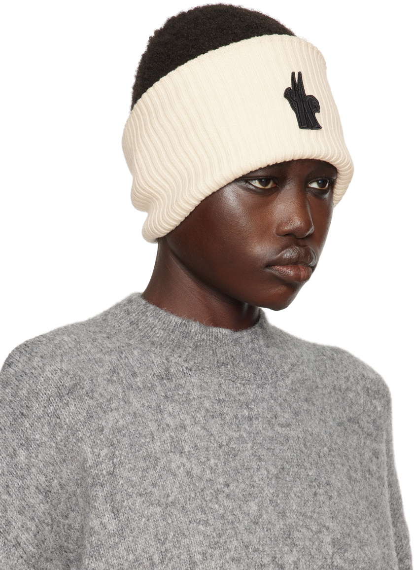 新品 20AW ALYX MONCLER フーデッド ネックウォーマー ウール Moncler Grenoble Off-White Wool Ear Warmers Moncler Grenoble