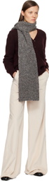 Maison Margiela Gray Virgin Wool Scarf