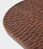 Zanat Touch Pill walnut stool by Studioilse