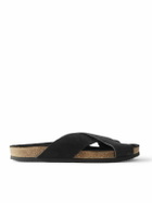 Mr P. - Suede Sandals - Black