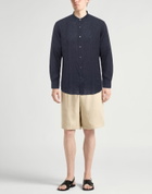 Brioni Mens Shirt Midnight in Blue