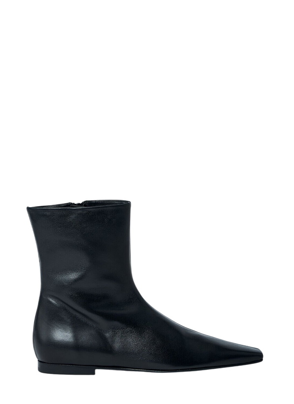 Photo: TOTEME Zipped Leather Chelsea Boots