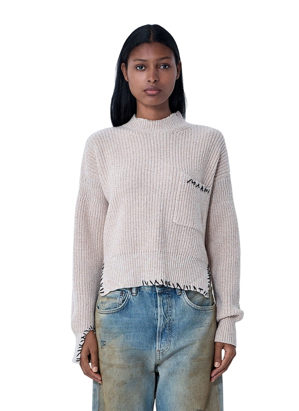 Photo: Marni Logo Embroidery Sweater