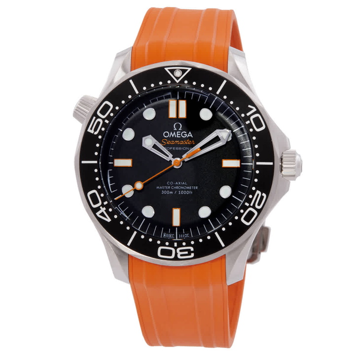 Photo: Omega Seamaster Automatic Chronometer Black Dial Mens Watch 210.32.42.20.01.006