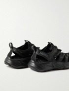 Hoka One One - SKY Hopara Faux Leather and Neoprene Hiking Shoes - Black