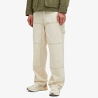 Uniform Bridge Men's Double Knee Denim Pants in Natural