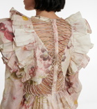 Zimmermann - Dancer linen and silk organza minidress