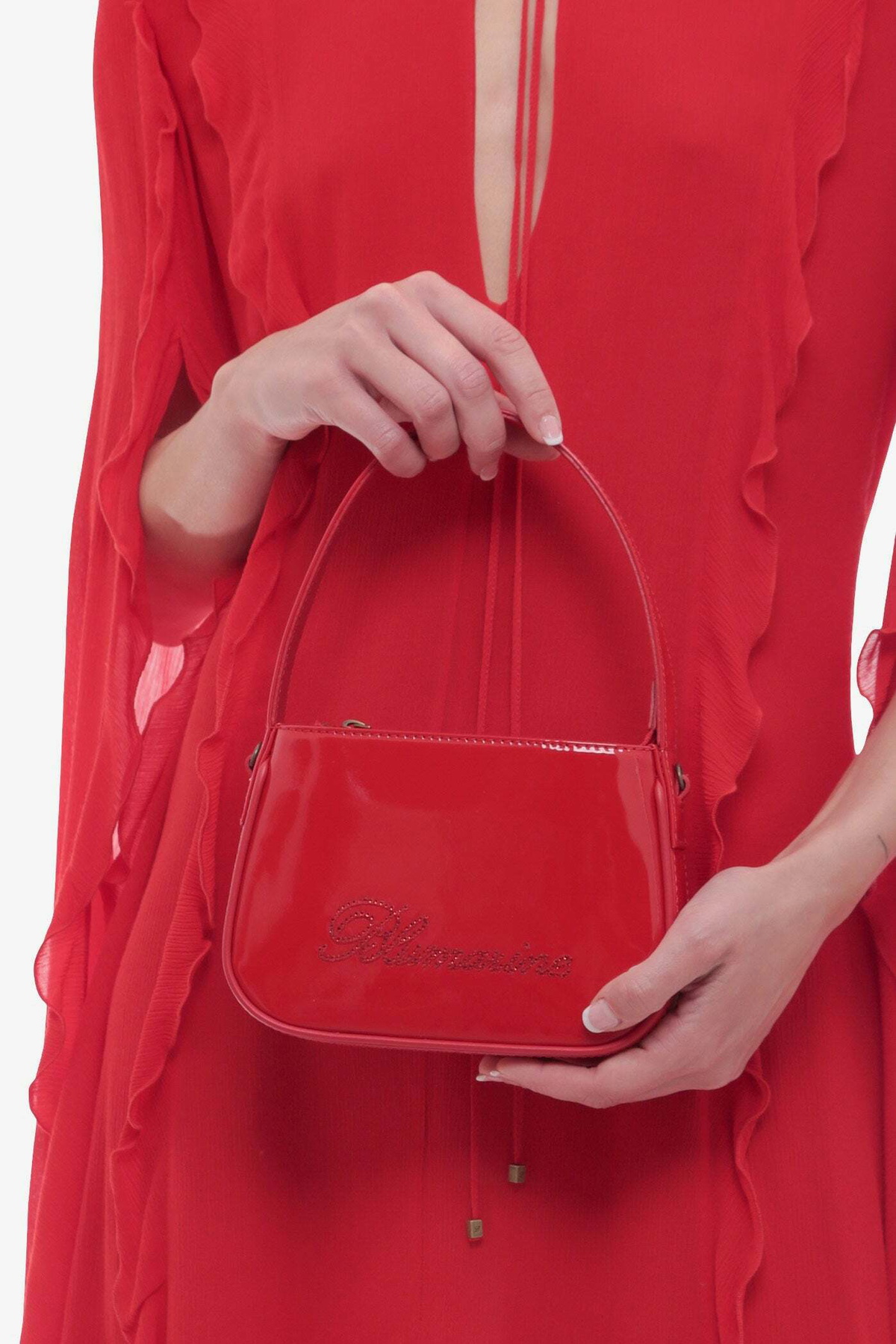 Blumarine Handbag Red Womens Blumarine
