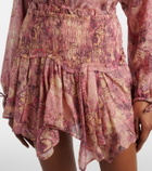 Isabel Marant Ceiva silk miniskirt