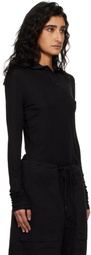 Entire Studios Black LS Polo