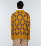 Marni - Intarsia mohair-blend sweater