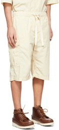 Nanamica Off-White Easy Cargo Shorts