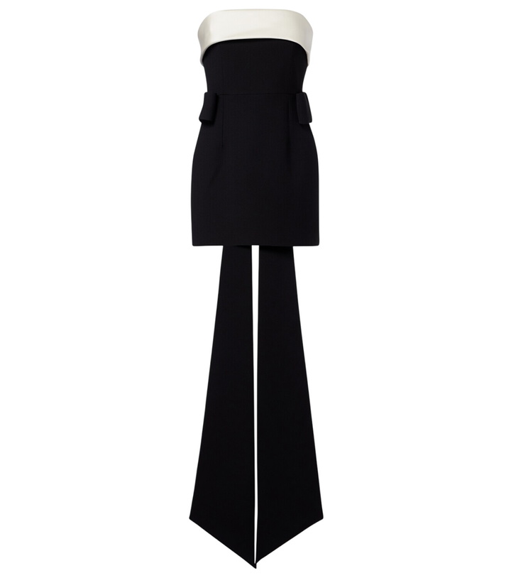Photo: The New Arrivals Ilkyaz Ozel Lalani draped strapless minidress
