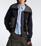 Sacai Cotton-blend blouson jacket