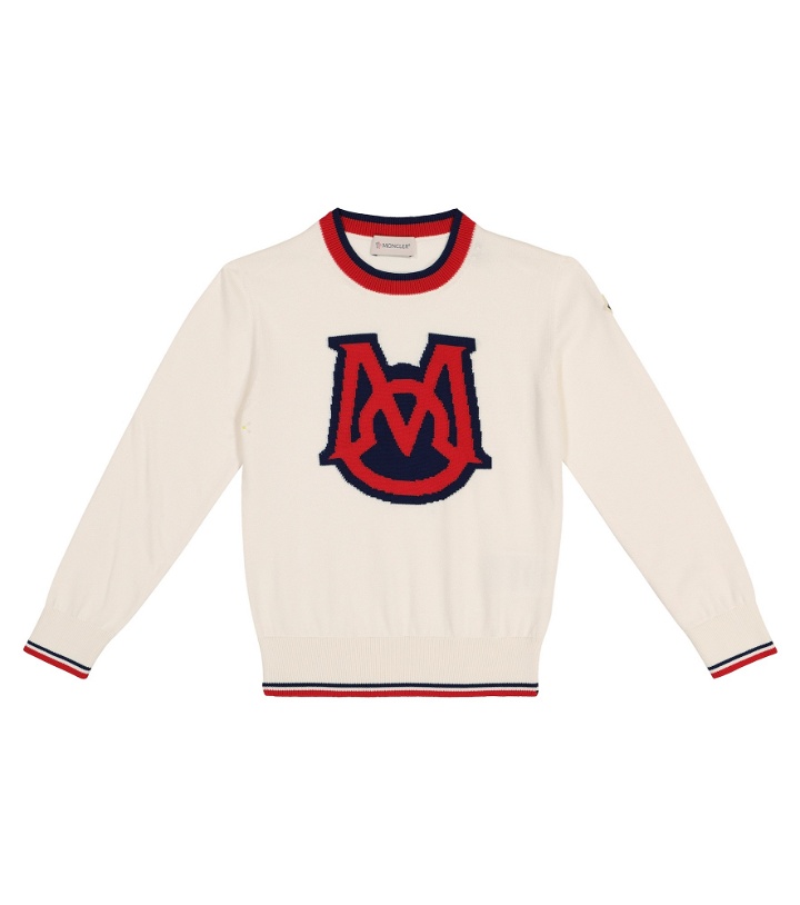 Photo: Moncler Enfant - Logo cotton sweater
