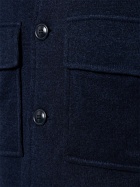 LARDINI - Linen & Cotton Knit Overshirt