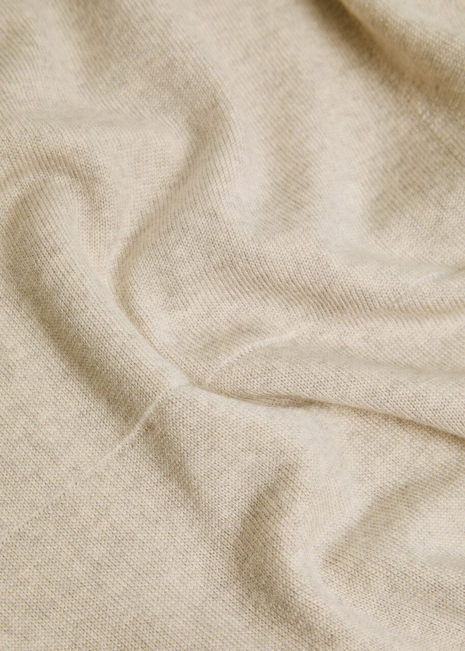 John Smedley Henning Merino Wool Sweatpants Beige