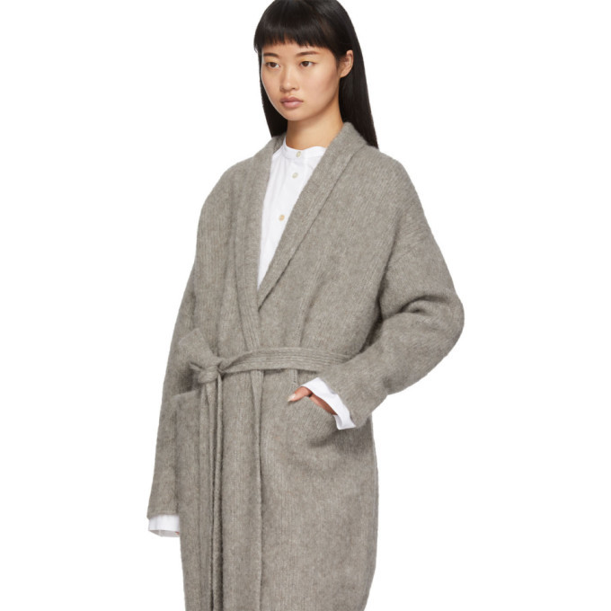 Lauren Manoogian Taupe Chunky Robe Coat Lauren Manoogian