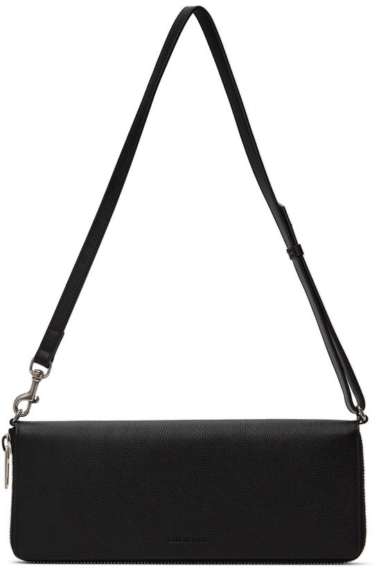 Photo: Balenciaga Black Leash Clutch