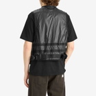C.P. Company Men's CS II Multipocket Logo Vest in Black
