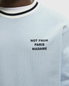 Drôle de Monsieur Slogan Sport Sweatshirt Blue Men