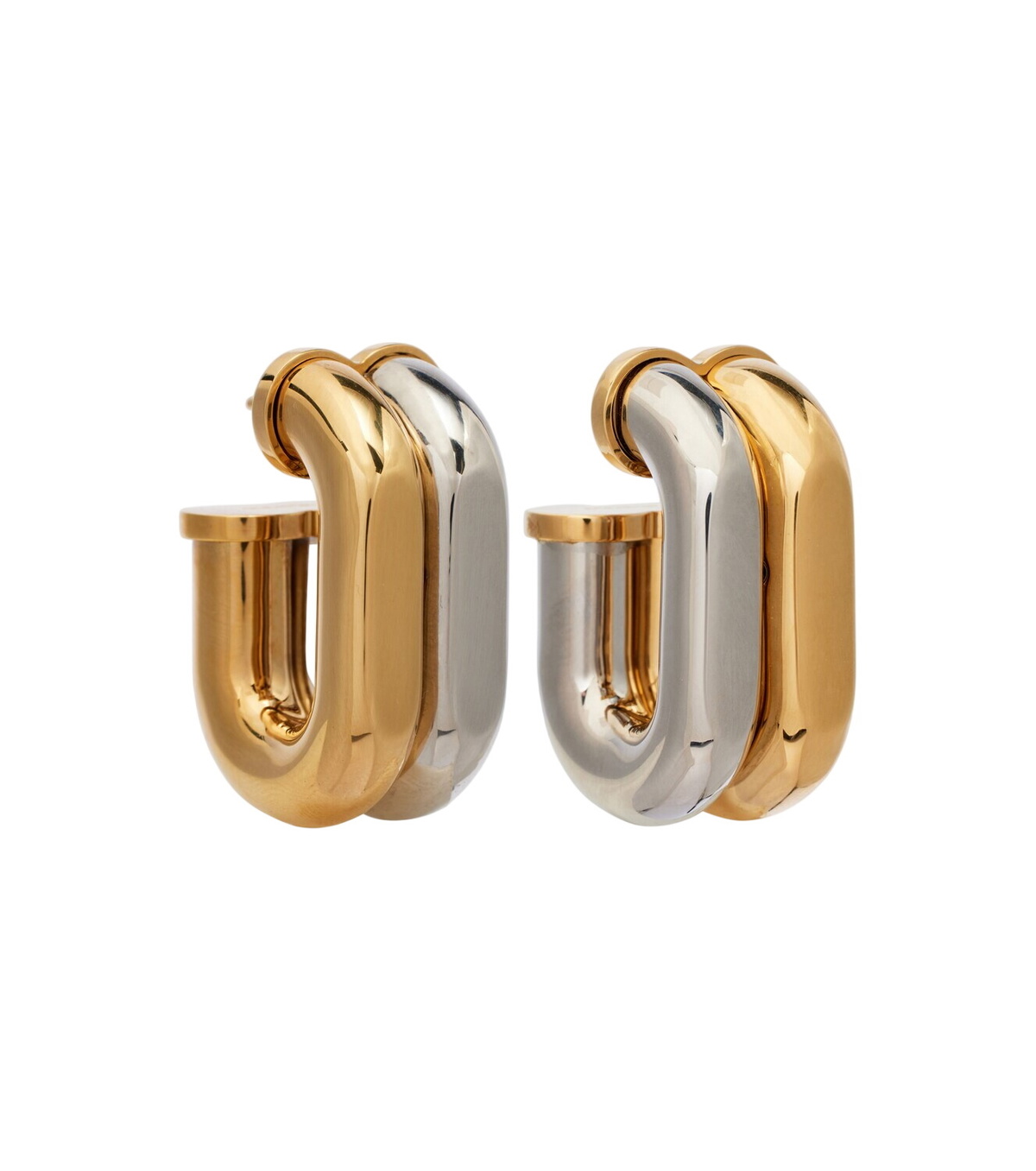 新品⭐︎paco rabanne⭐︎シルバーロングピアス nano eight Paco Rabanne Women's Eight Nano Hoop Earrings in Gold Paco Rabanne