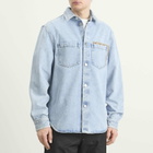 Gucci Men's Certified Cotton Denim Overshirt in Blue