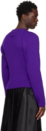 Jean Paul Gaultier Purple Cutout Sweater