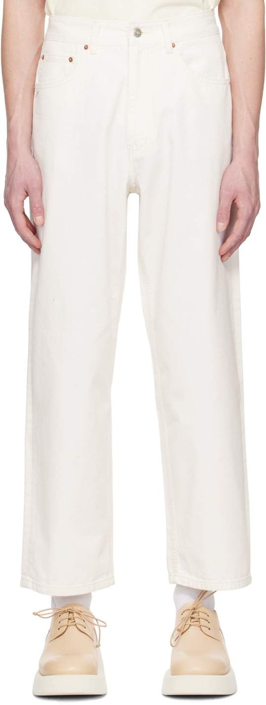 LE17SEPTEMBRE White Five-Pocket Jeans