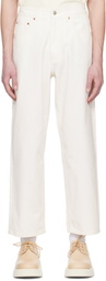 LE17SEPTEMBRE White Five-Pocket Jeans