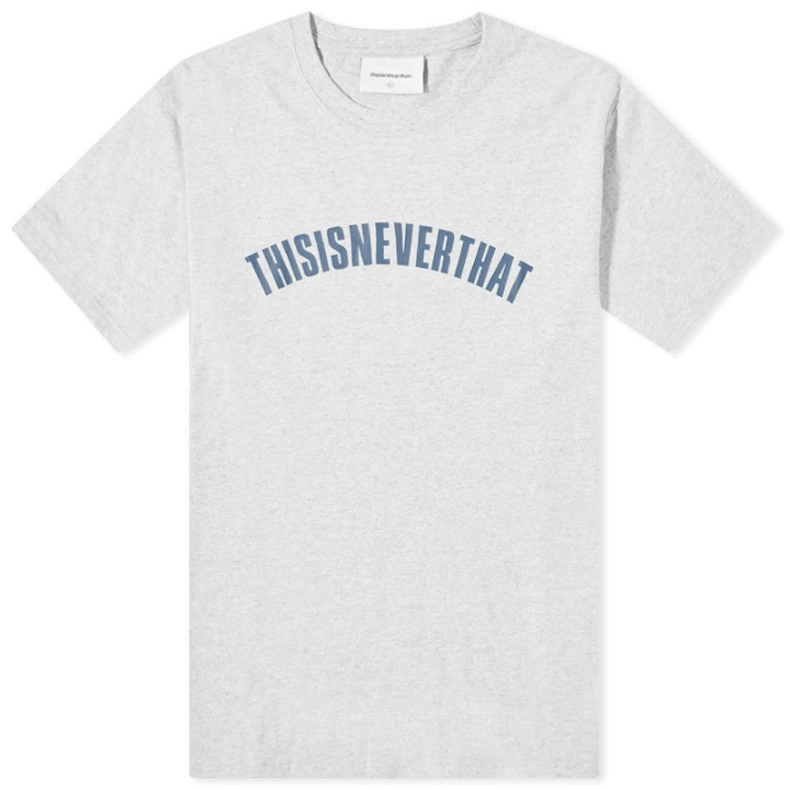 Photo: thisisneverthat Men's ARC T-Shirt in Heather Grey