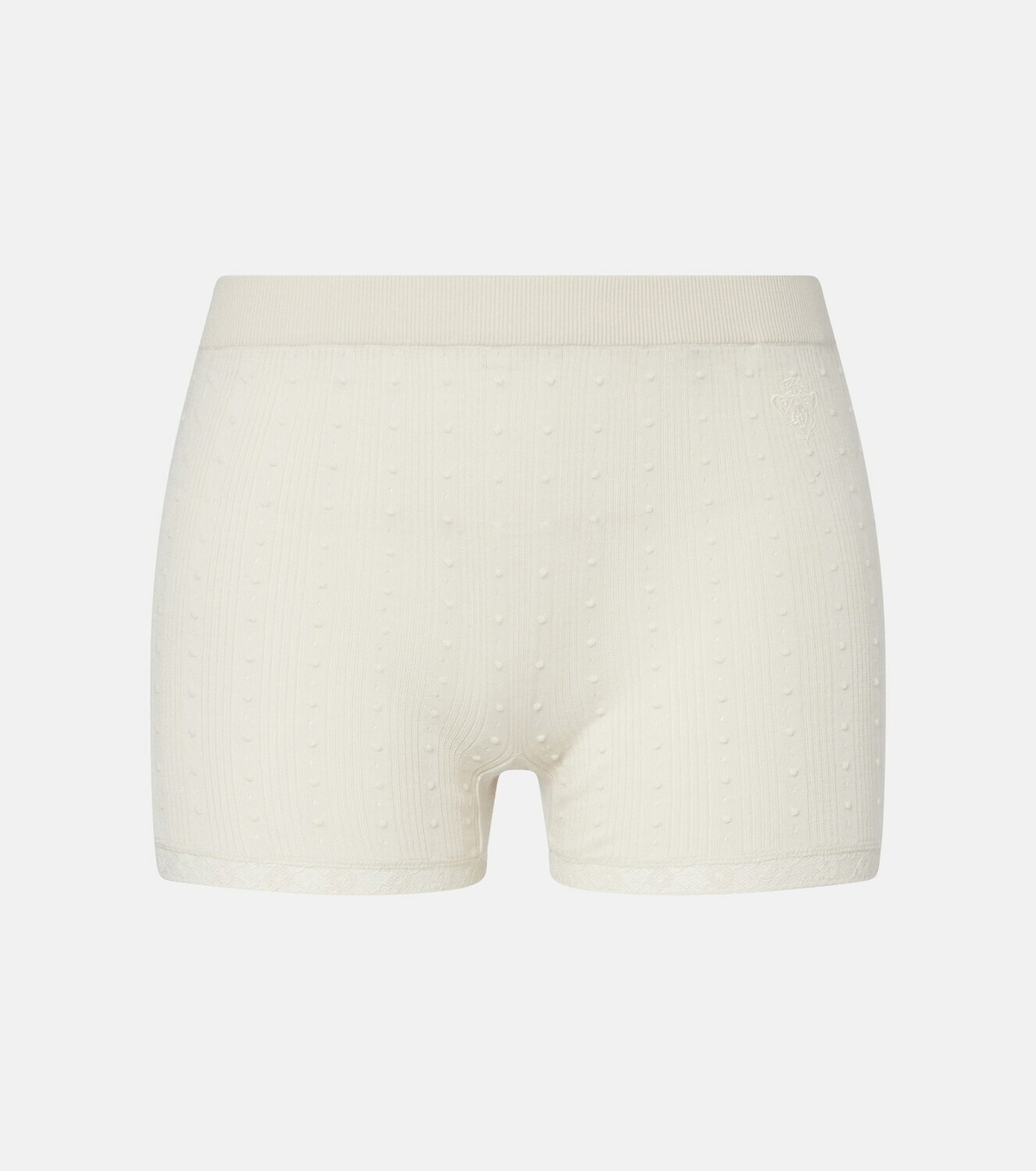 Gucci Lace-trimmed wool micro shorts