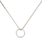 MM6 Maison Margiela Silver Ring Necklace