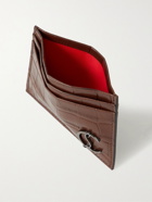 CHRISTIAN LOUBOUTIN - Croc-Effect Leather Cardholder