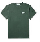 AFFIX - Logo-Print Cotton-Jersey T-Shirt - Green